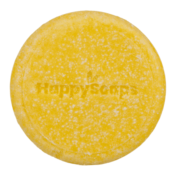 Produktbild gelbes Happy Soaps Shampoo Kamille