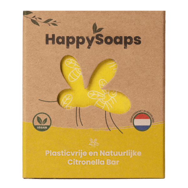 Produktbild Happy Soaps Mückenschutz mit Verpackung